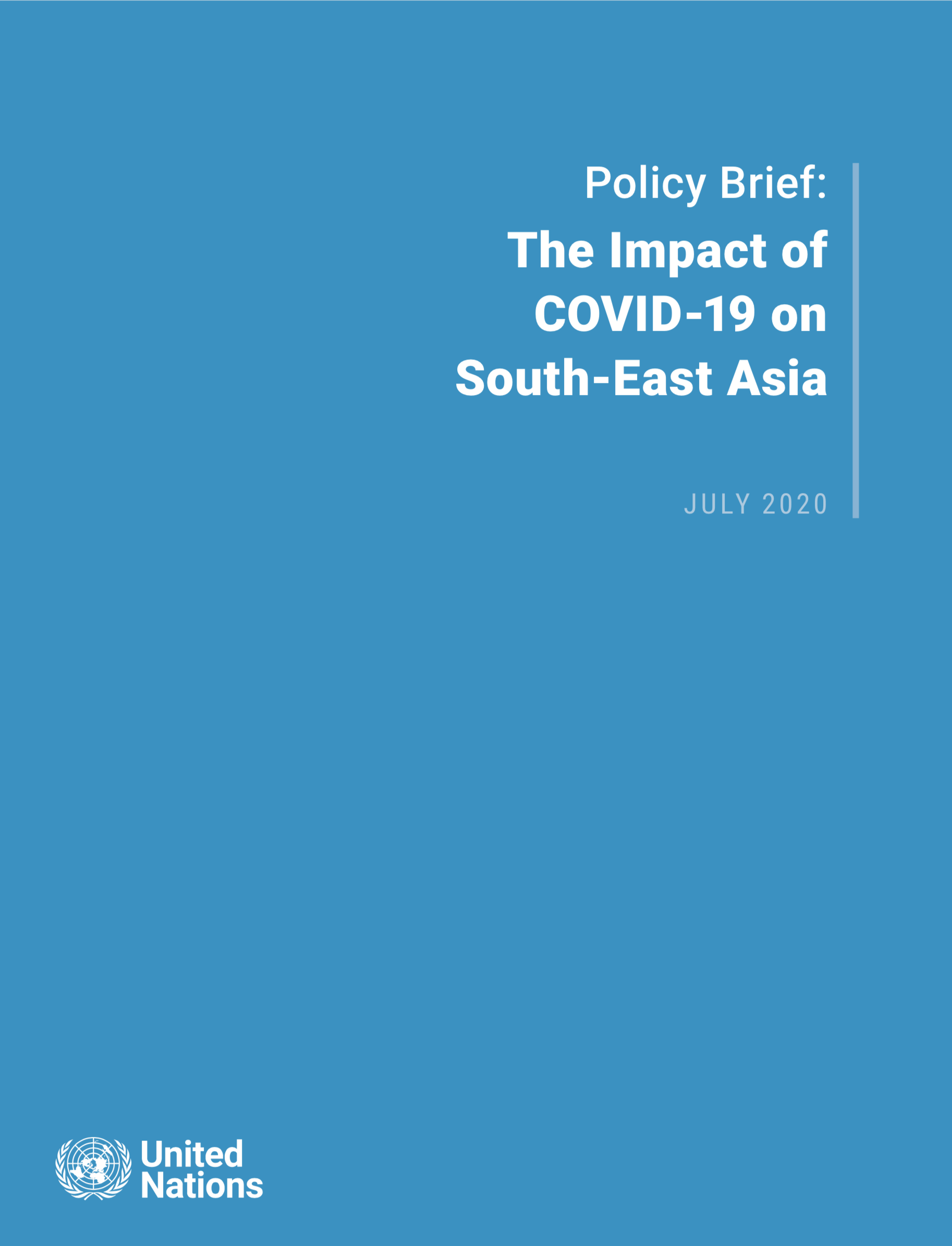 UN Secretary-General's Policy Brief on the Impact of COVID-19 on Southeast Asia