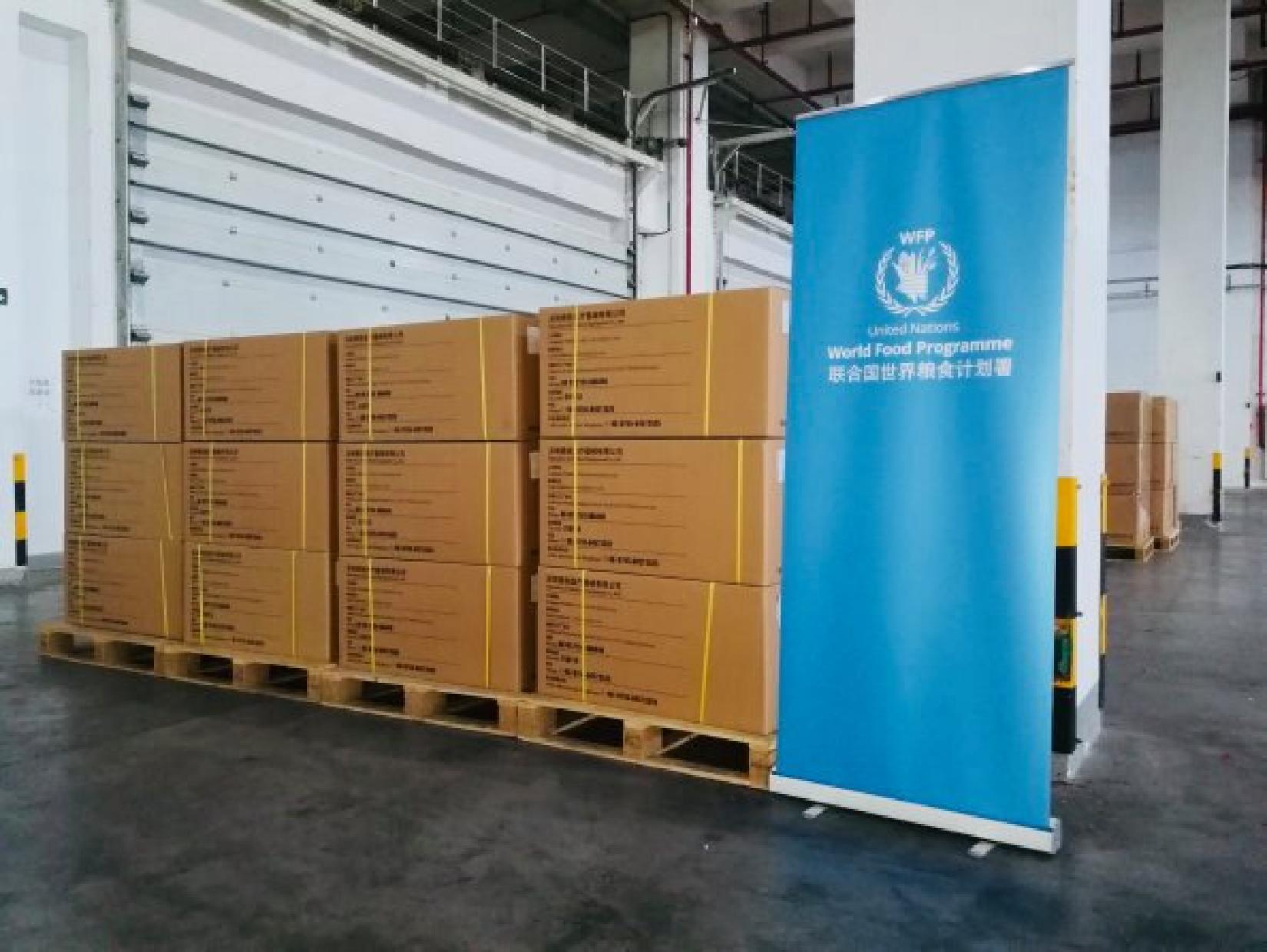 WFP brings in PPE from China