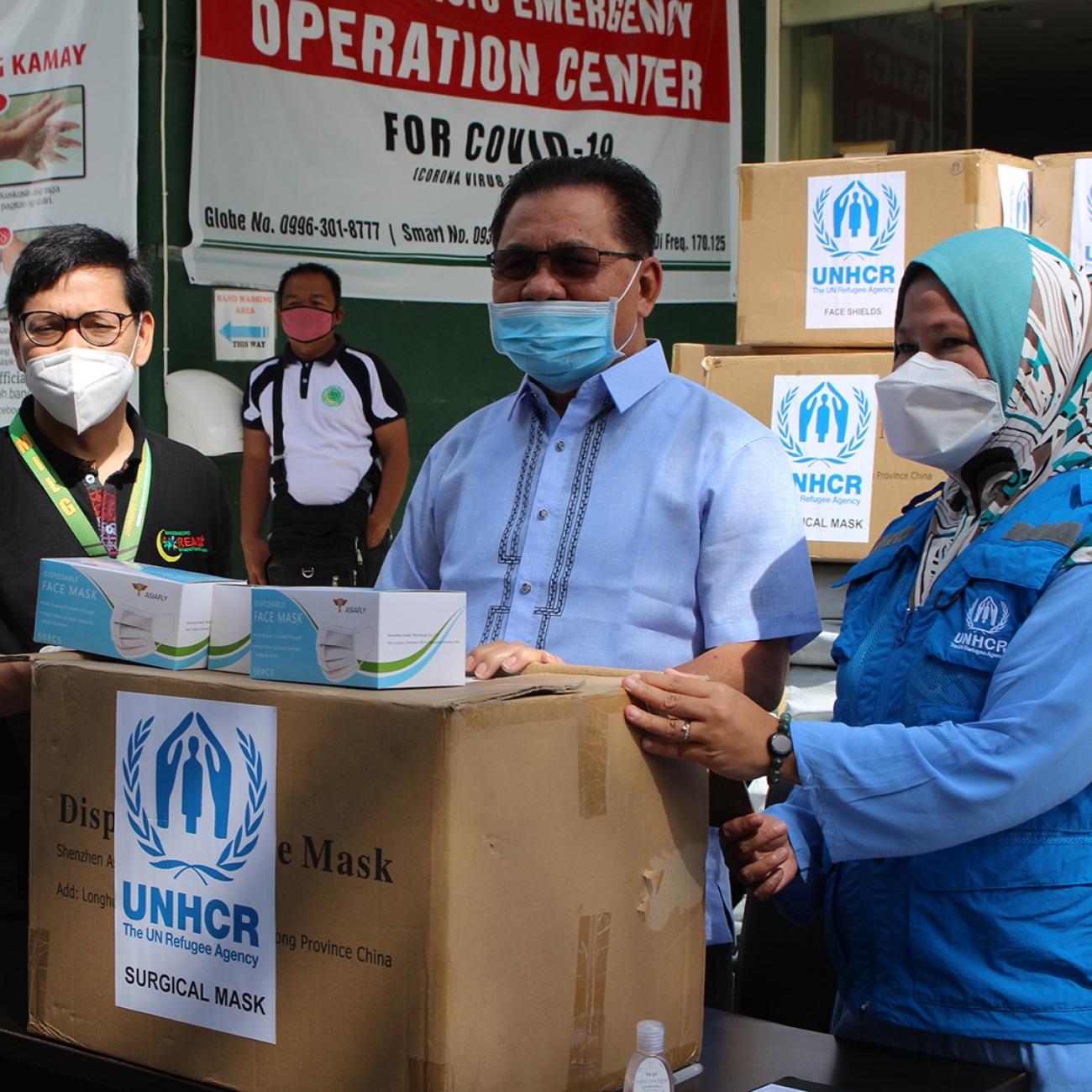 UNHCR delivers PPE to BARMM