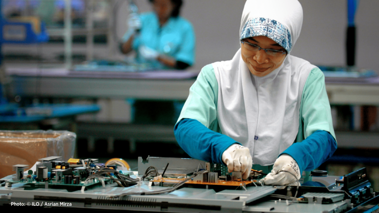 Filipino women in the electronics industry