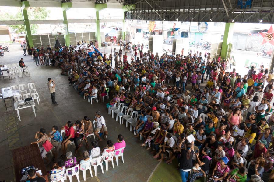 Families receive vouchers with help from WFP partner Western Union