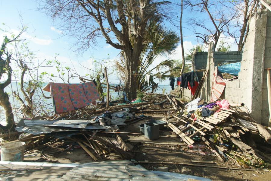 Irosin after Typhoon Tisoy