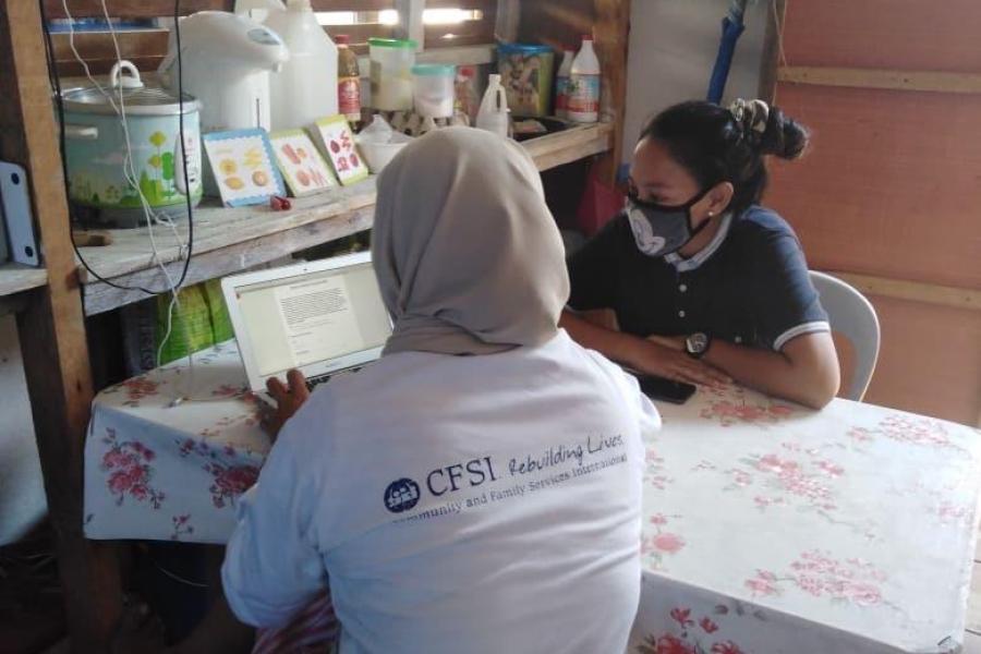 CFSI worker visits communities