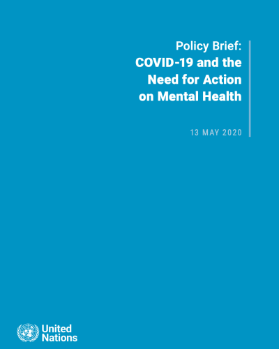 UN policy brief COVID-19 and mental health