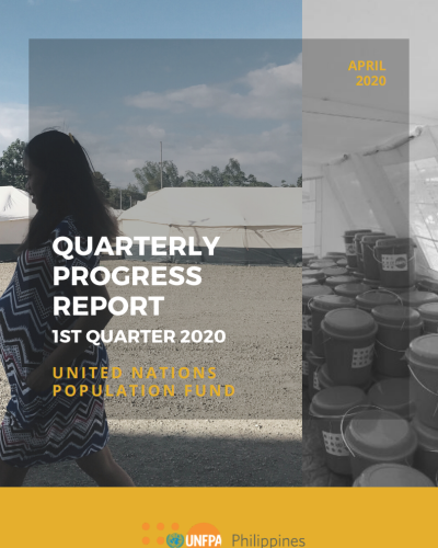 UNFPA Philippines Quarterly Progress Report - 2020/Q1