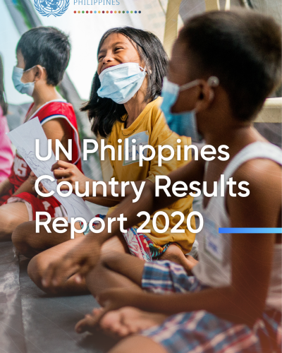 Cover of the UNCT Philippines Country Results Report 2020