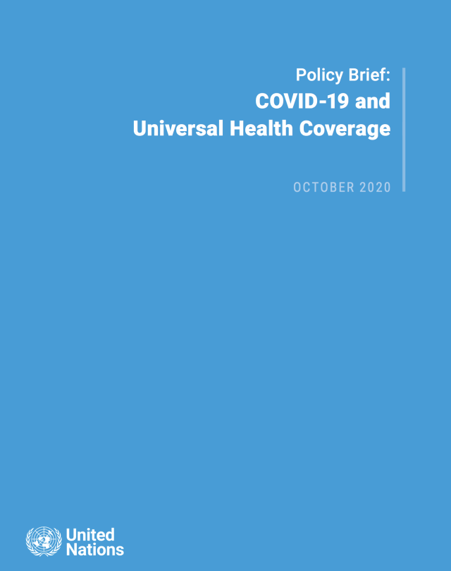 COVID-19 and Universal Health Coverage