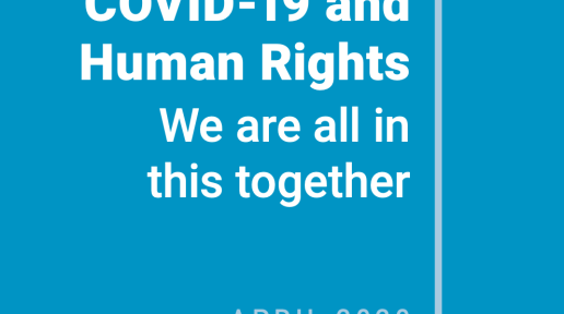 Cover of "COVID-19 and human rights"