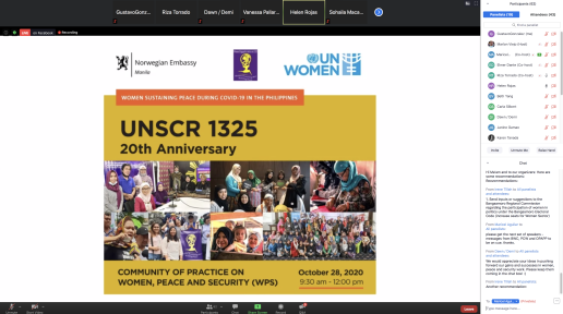 UN Women event poster
