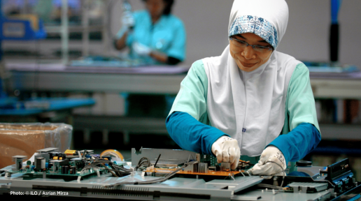 Filipino women in the electronics industry