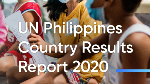 Cover of the UNCT Philippines Country Results Report 2020